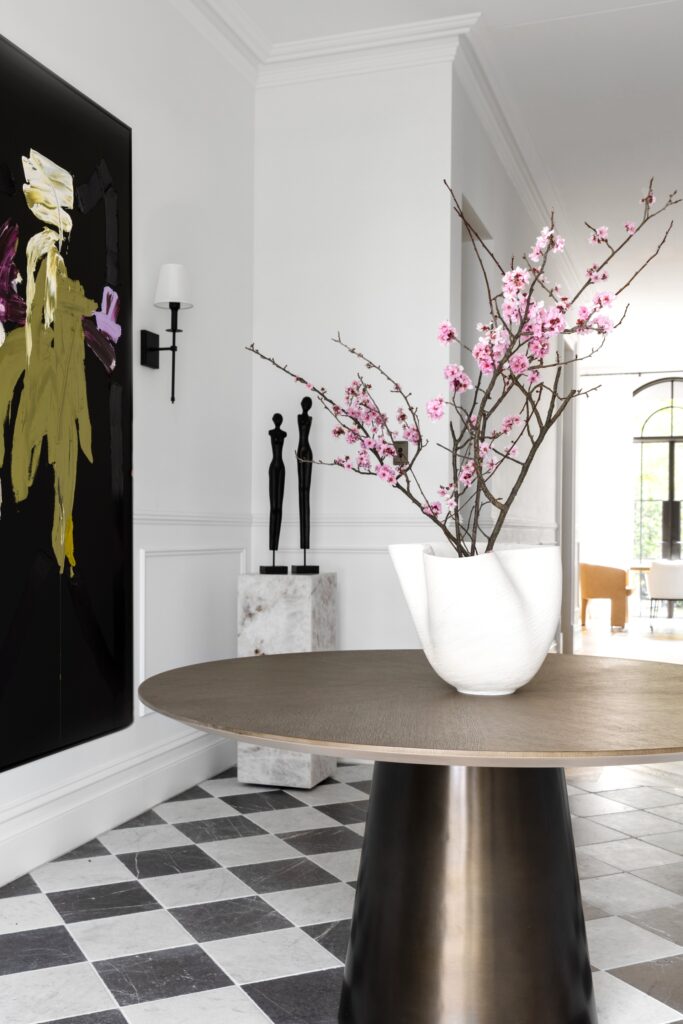 simon-whitbread-mosman-modern-federation-black-white-tiles-hallway