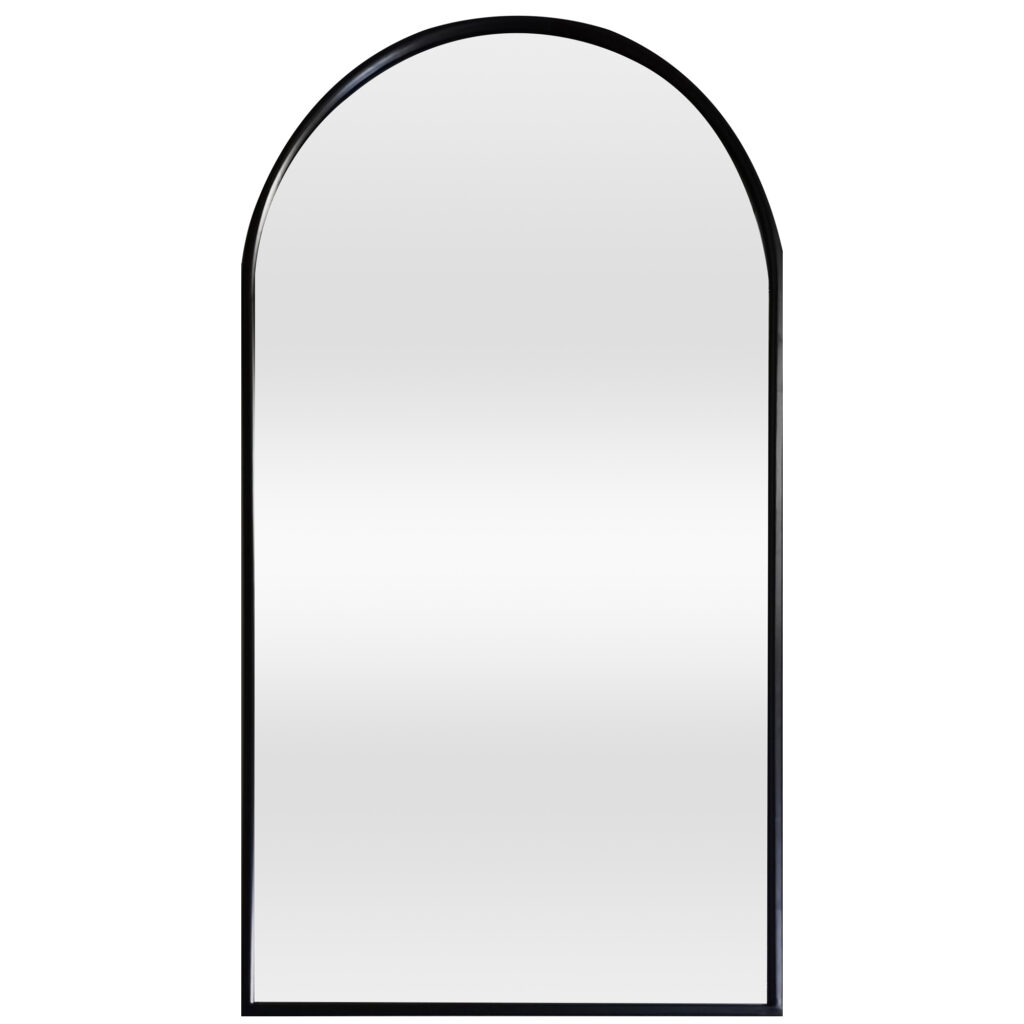 Love for Luxe Tate arched metal wall mirror